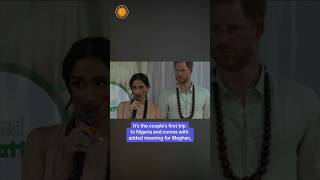 Prince Harry, Meghan visit Nigeria to promote Invictus Games #shorts