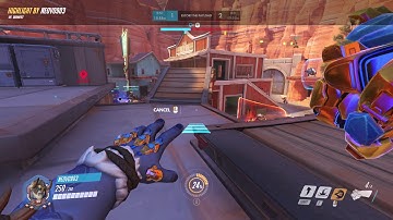 doomfist killing widow using diag 20 01 17 22 59 22