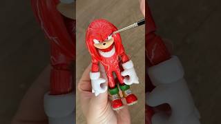 Let's improve this Knuckles action figure 💥 #shorts #sonic3 #knuckles #sega #sonicthehedgehog #fyp