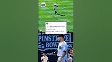 Aaron Judge Honored Brett Gardner On Yankees Opening Day