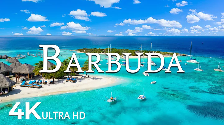 FLYING OVER BARBUDA (4K UHD) – Soothing Music Along With Beautiful Nature Video - 4K Video ULTRA HD