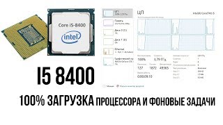 100% загрузка процессора и фоновые задачи, на примере i5 8400