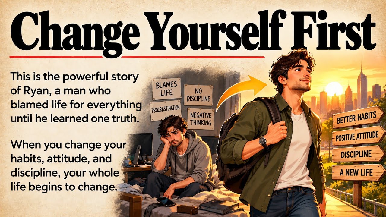 Change Yourself First | Graded Reader | Learn English Through Story Level 3 🔥