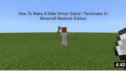 Minecraft Killer Armor Stand / Terminator - Tutorial
