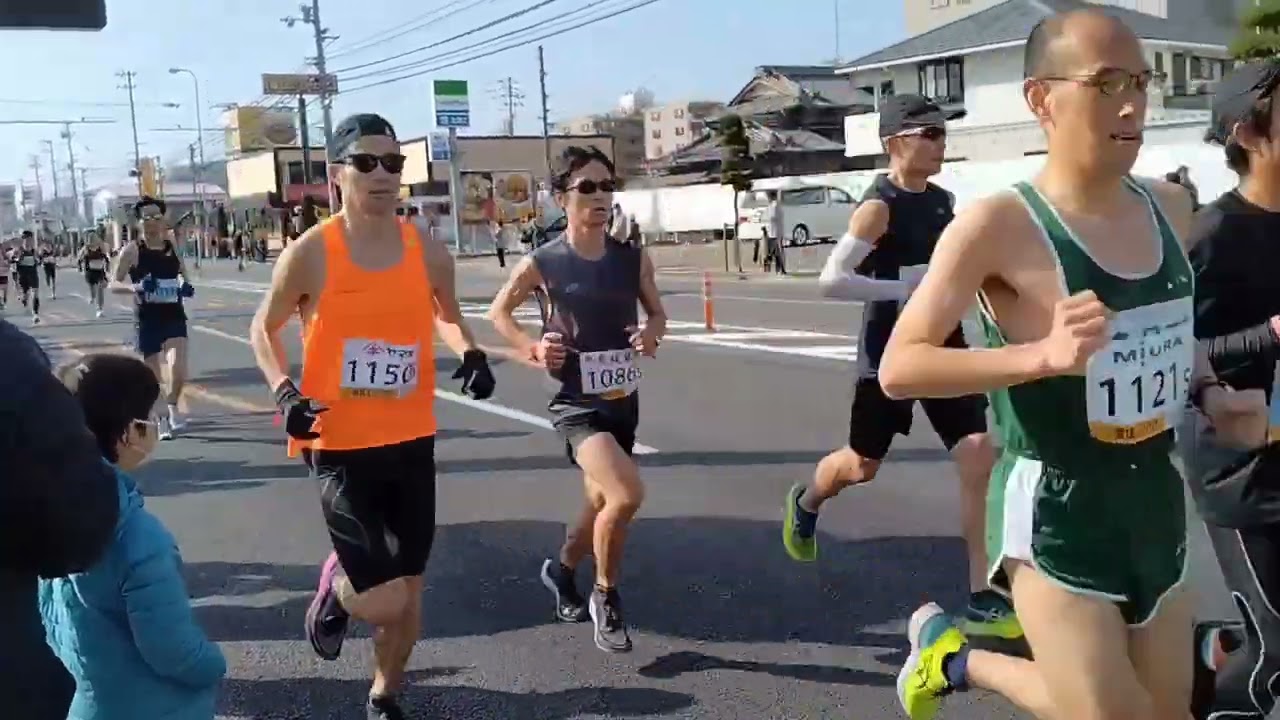 第60回　愛媛マラソン　楓ちゃん応援に行く