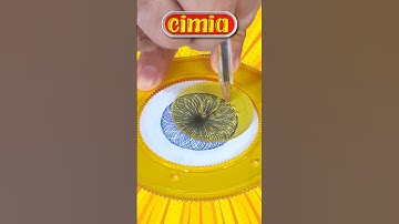 Amazing Spirograph Design / magic circles with me! / #viral #shorts  #asmr /  cimia