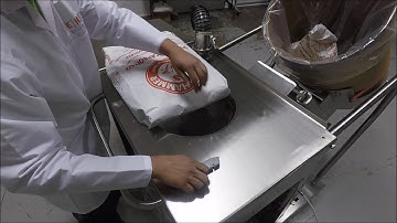 Bag Dumping with Material Transfer Station