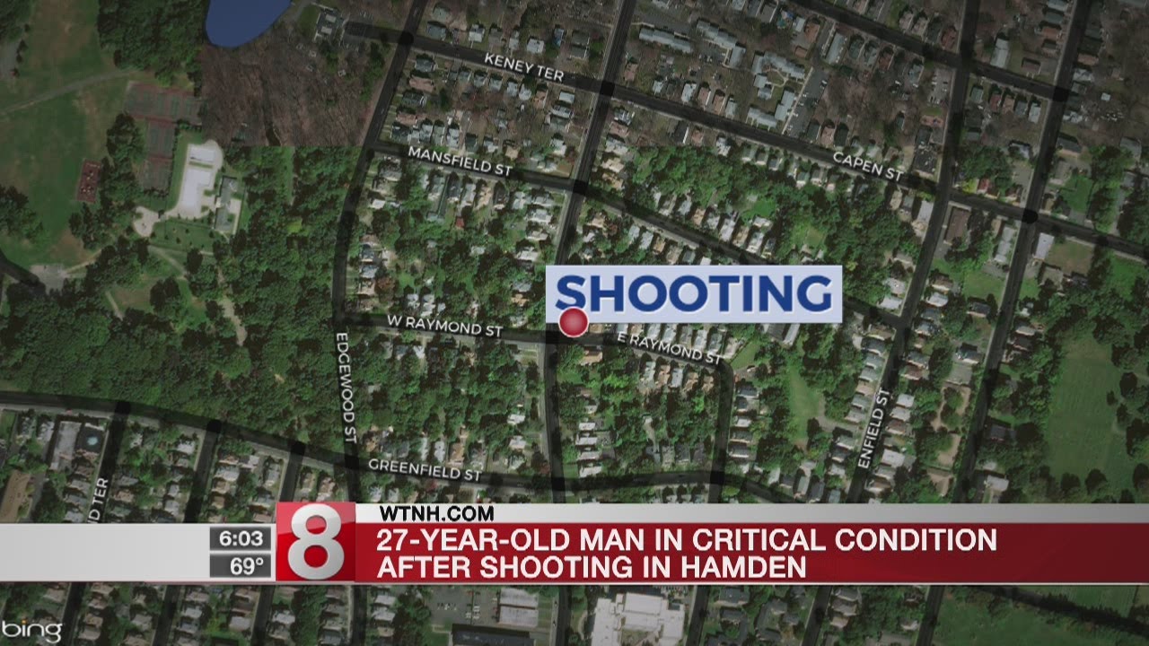 New Haven man in critical condition after shooting in Hamden - YouTube