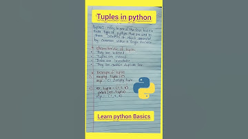 tuples in python #shortsfeed #shorts #python #python programming