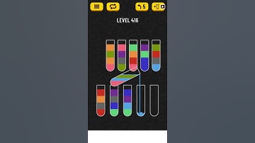 【Water Sort Puzzle】 Level 416