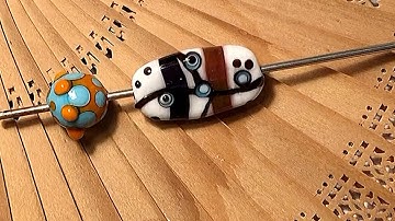 Lampworking / Flameworking 101.12-  Half & Half Beads pt.2 demo