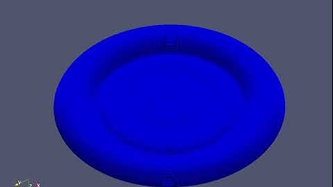 2D Axisymmetric Droplet Impact OpenFOAM Simulation Test