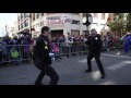 Cops hold dance off in the middle of a Mardi Gras parade