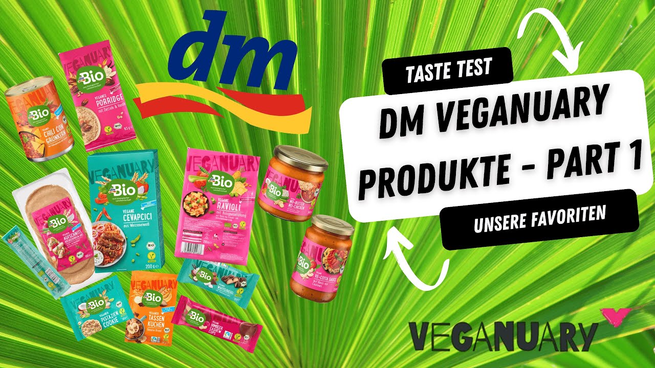 DM VEGANUARY 2026: Wir testen ALLES! 🌱 (Teil 1)