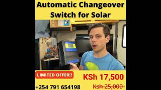 Automatic changeover switch moes for solar