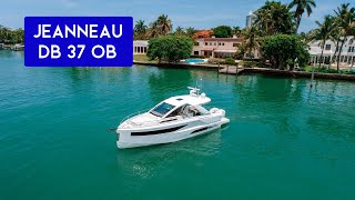 $982k  2024 Jeanneau DB 37 OB Luxury Yacht Walkthrough