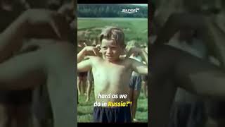 Moscow Communal Life: Girl's Curious Questions to American Uncle