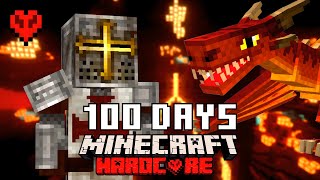 I Survived 100 DAYS in Hardcore Medieval Minecraft… Here's What Happened...