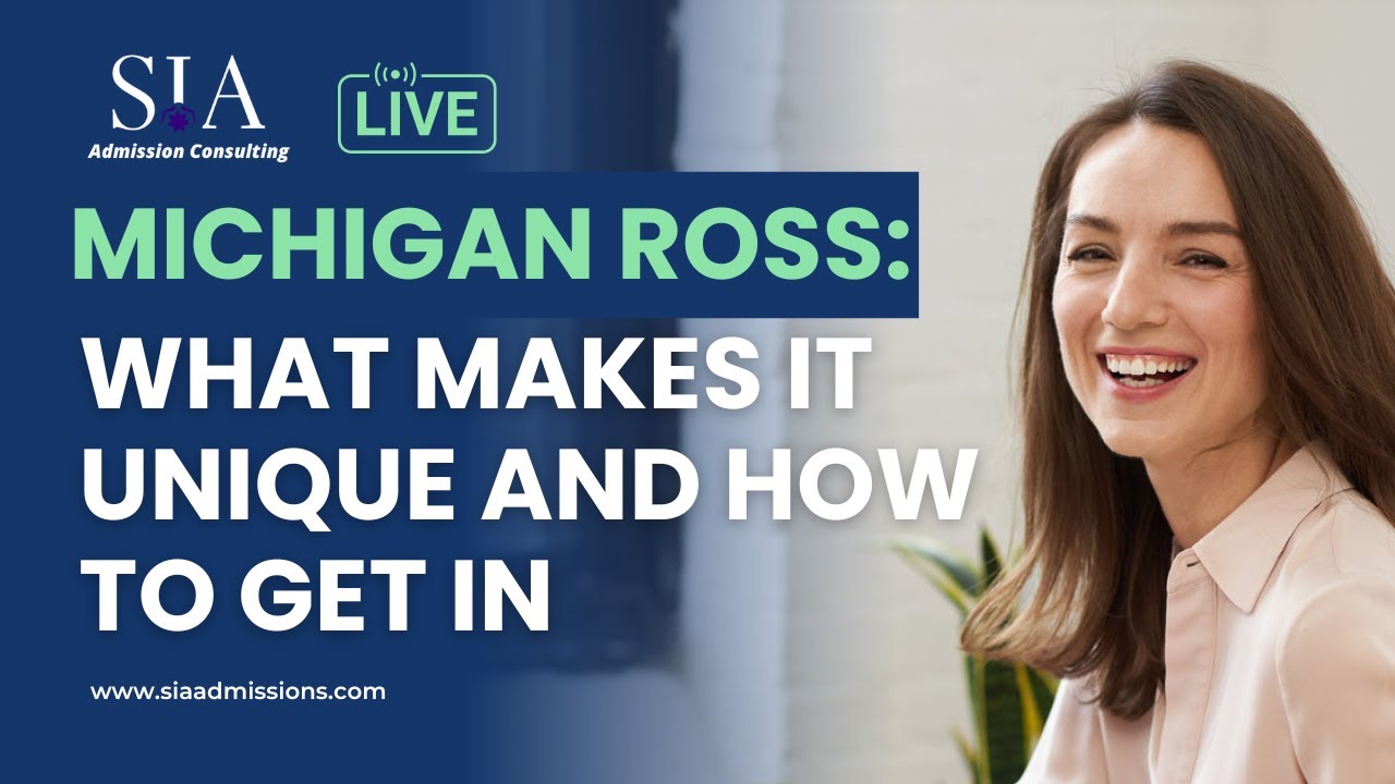 Michigan Ross MBA: What Makes It Unique & How to Get In - YouTube