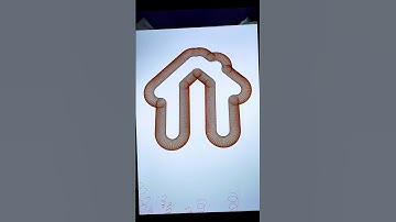 Watch how the spirograph drew its own house, line by line! #spirographshr #spirograph #home #asmr