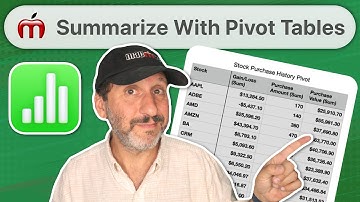 Summarize Data Easily With Pivot Tables In Numbers