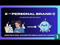 Build a Personal Brand with AI 🤖 (No Team, No Skills, Start from 0) 🚀