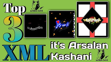 Top 3 XML files without password for alightmotion app|Arsalan Kashani #subscribe #1000subscriber#xml