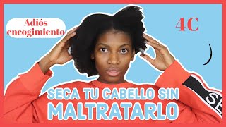 COMO SECAR TU CABELLO AFRO SIN MALTRATARLO| @daylan.dsh