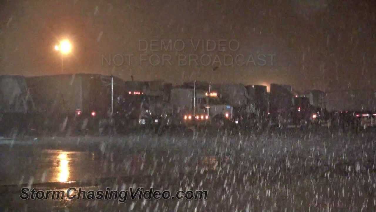3/21/2013 Northeast, Arkansas Winter Storm Footage
