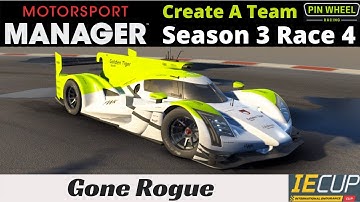 Motorsport Manager - Gone Rogue - #24 - Create A Team - Endurance Series Lets Play
