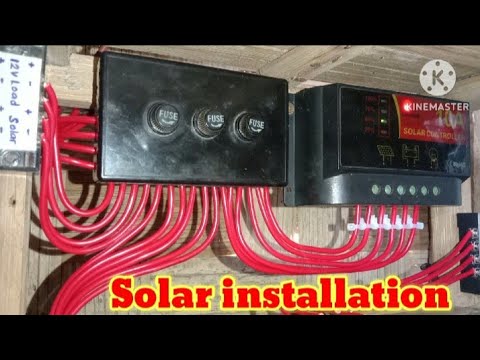 Paano Mag install ng Solar#_Paano mag Setup ng solar #_Solar connection ...