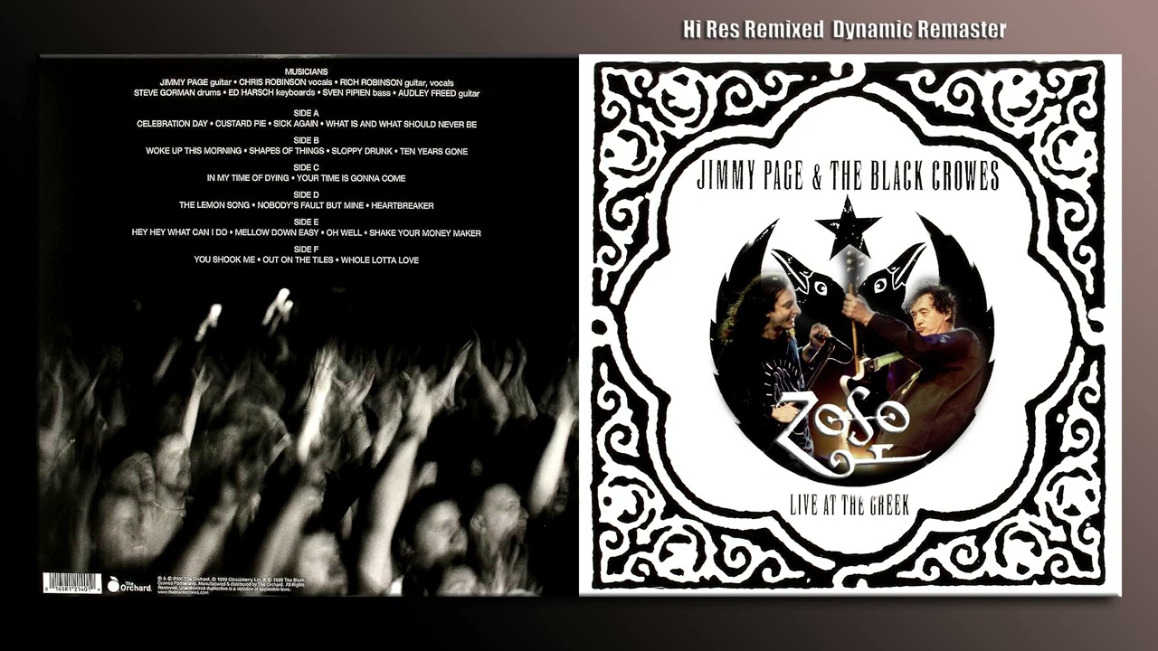 Jimmy Page and The Black Crows - Woke Up This Morning - HiRes
