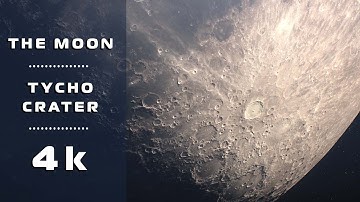 The Moon - Tycho Crater - 4k Video
