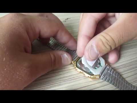 Casio DB 520 - Battery replacement - battery change - and resset - YouTube
