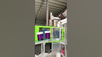 In-mold Labeling Machine for bucket. Qingdao Saiwei. Agents and distributors worldwide wanted.