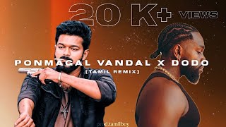 Ponmagal Vandhal x Dodo [Afro Remix] | prod.tamilboy