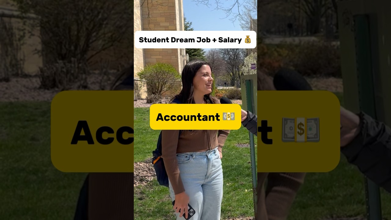 Check out this student’s dream job! 
