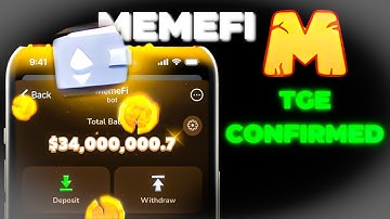 HOW TO CREATE YOUR MEMEFI WALLET AND PREPARE MEMEFI TOKEN TGE AND WITHDRAWAL
