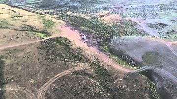 40lbs of Tannerite in a Camp Trailer Aerial Footage - 307 Long Range 4th of July Celebration