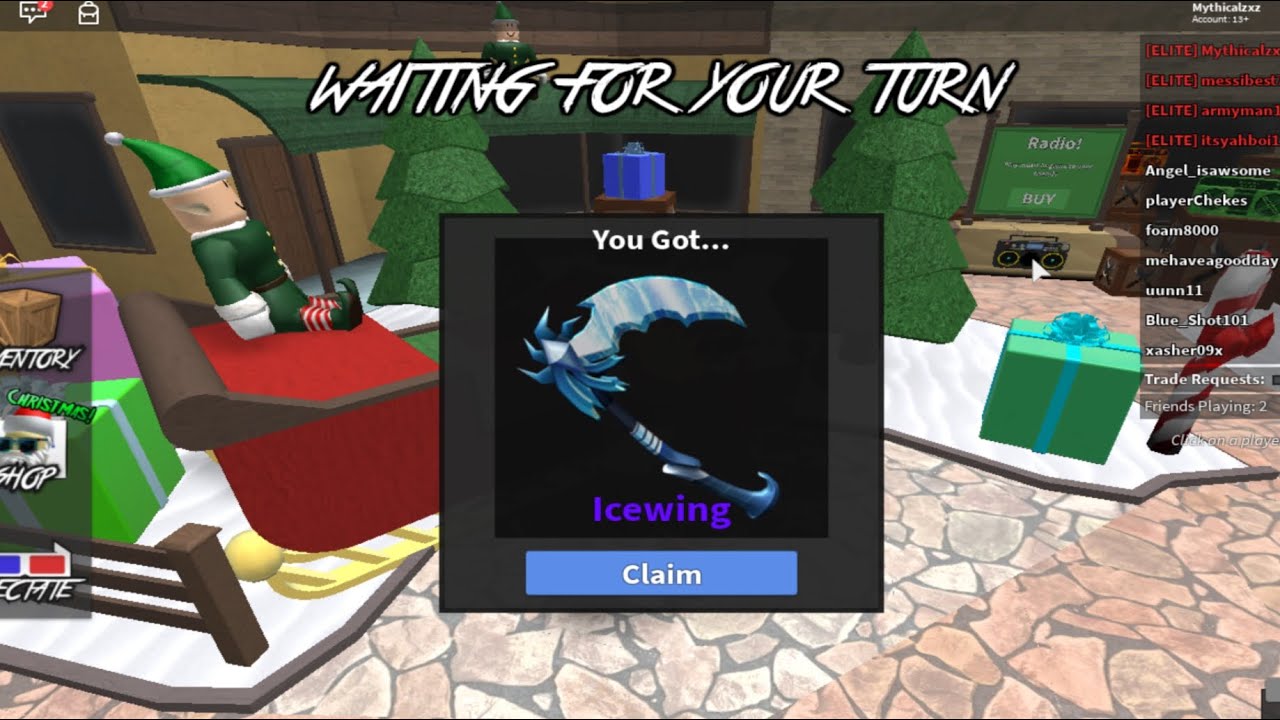 Buying Icewing And Testing It Out Mm2 Youtube