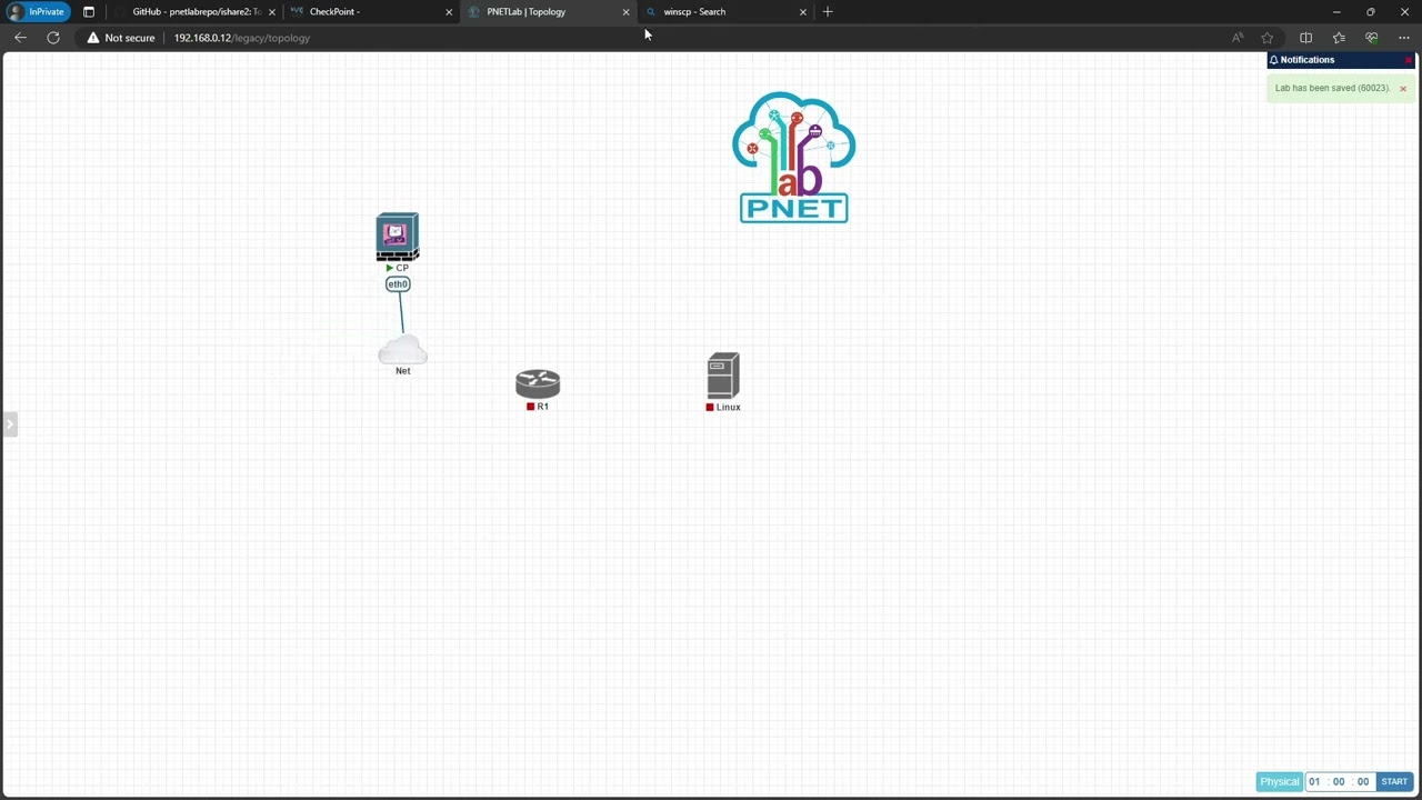 Instalación Checkpoint Firewall en Eveng/Pnetlab