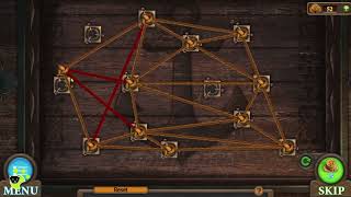 String Puzzle Variation - Tricky Doors Level 2 Secluded Island Five-Bn Games