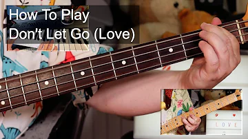 'Don't Let Go (Love)' En Vogue Guitar, Bass & Piano Lesson