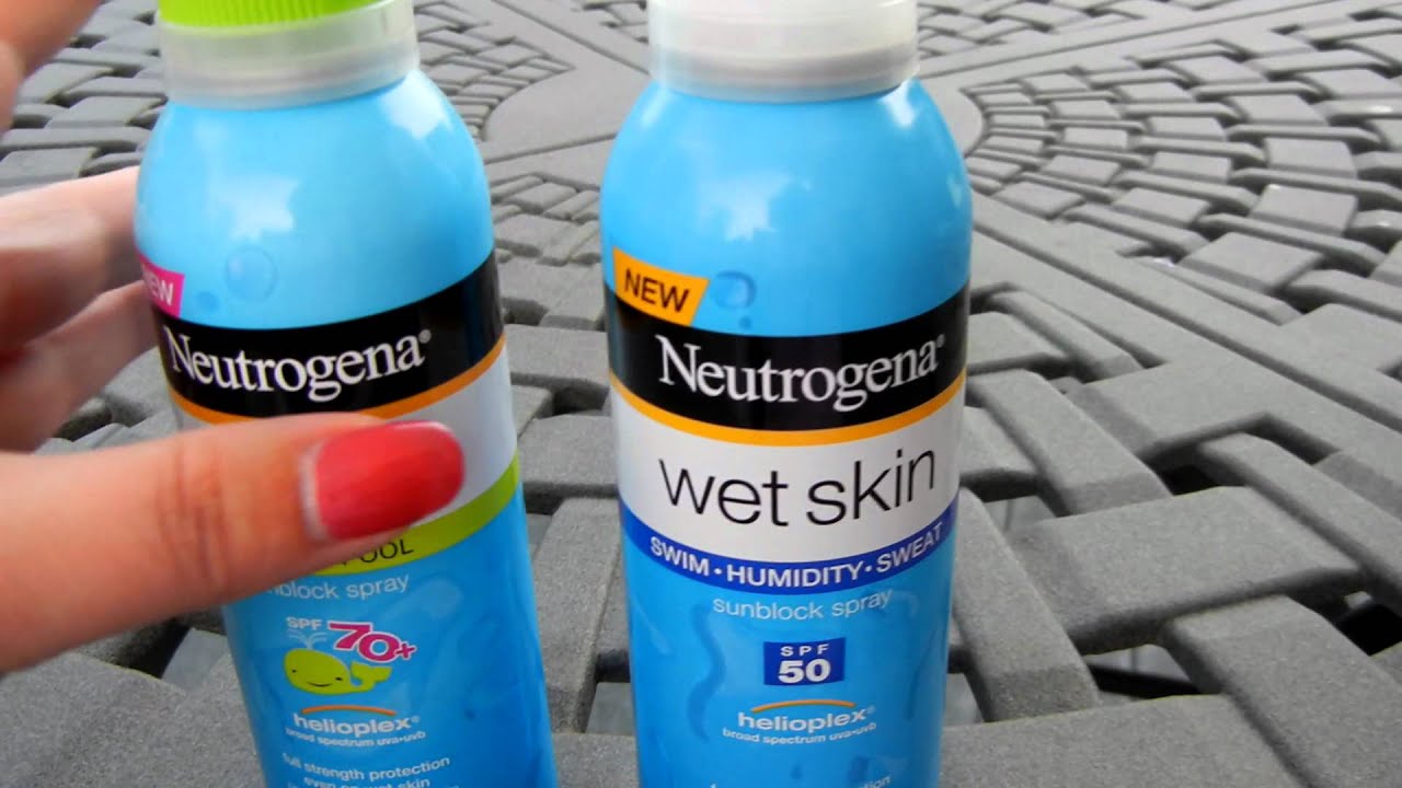Neutrogena Wet Skin Sunscreen Review