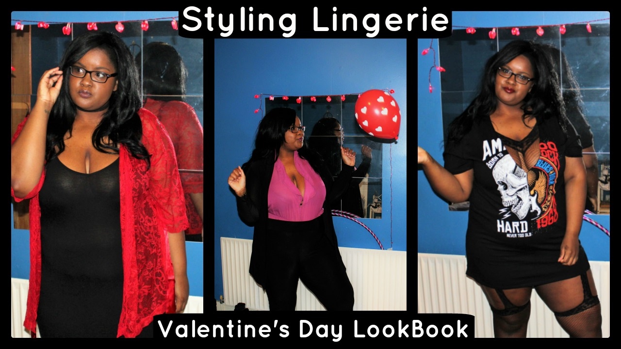 Styling Plus Size Lingerie For Valentine's Day LookBook - YouTube