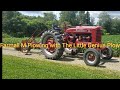 Farmall M Plowing with The Little Genius Plow