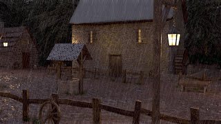 RAIN AND THUNDER AMBIANCE | 10 Hour Medieval Village Rain by Cryoskape 4,142 views 2 years ago 10 hours