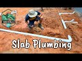 Slab Plumbing and Stucco | Building The Nantahala Retreat #4