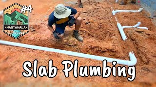 Slab Plumbing and Stucco | Building The Nantahala Retreat #4