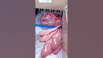 Automatic Meat Slicing Machine Producing Thin Cuts